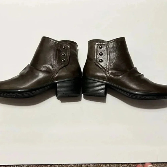 Bussola vintage calf, dark taupe size 38 (7.5-8) ankle boots - Picture 2 of 8